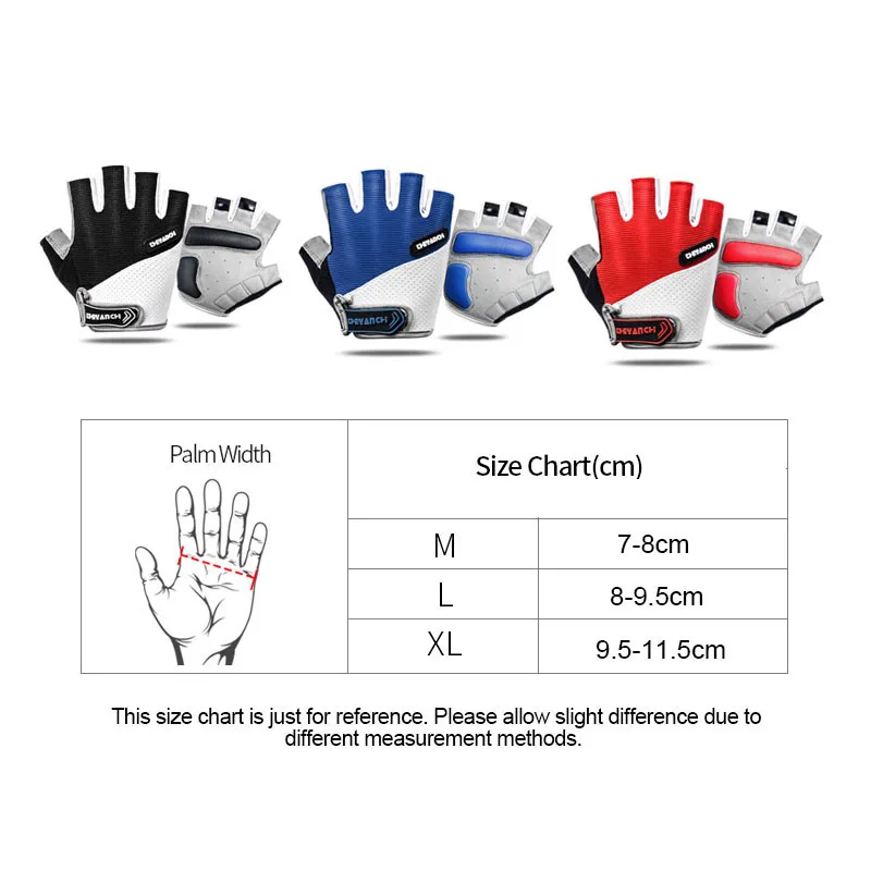 Breathable Half Finger Cycling Gloves Anti Slip Pad Motorcycle MTB Road Bike Gloves Men Women Sports Bicycle Gloves 6