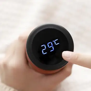 

New Smart Mug Temperature Display Stainless Steel Water Thermal Bottle LCD Touch Screen Waterproof Thermo Cup Christmas Gift