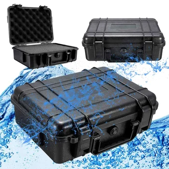 

5 Sizes Portable Waterproof Hard Carry Case Bag Tool Kits Storage Box Safety Protector Organizer Hardware toolbox Impact Resista