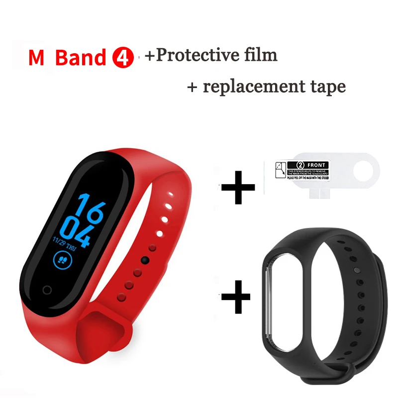 25 M4 New Smart Bracelet With Replacement With Smart Belt Heart Rate Activity Fitness Tracker Daily Sports Wear Wild M4 - Цвет: 25