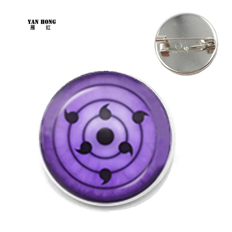 Saringen eye Brooch animation Naruto weaving Naruto Sasuki Taiji Kakashi role playing jewelry
