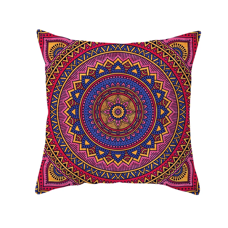 Абстрактный Рисунок декоративная подушка чехол для дивана размером 45*45 см чехол для подушки домашний Декор Подушка Чехол Мандала - Цвет: TPR208-4