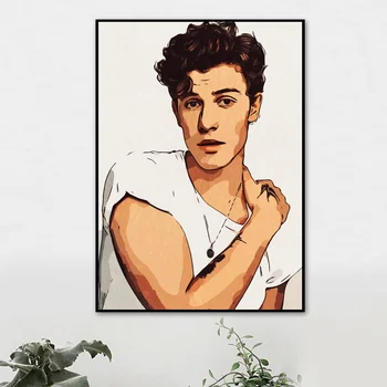 

Shawn Mendes Music Singer Art Canvas Poster Home Wall Decor (No Frame)