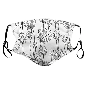 

Cute Print Facemask Multicolor Cotton Thick Breathable Coldproof Dust Mask Set Dustproof Windproof masque mascarillas
