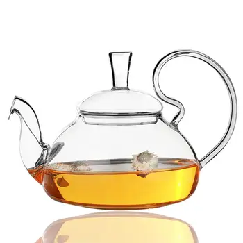 

Fruit Juice Home Tea Pot Coffee Servers Economic Heat Resistant Kitchen Restaurant Drinks Glass Strainer Water Teapot Kettle