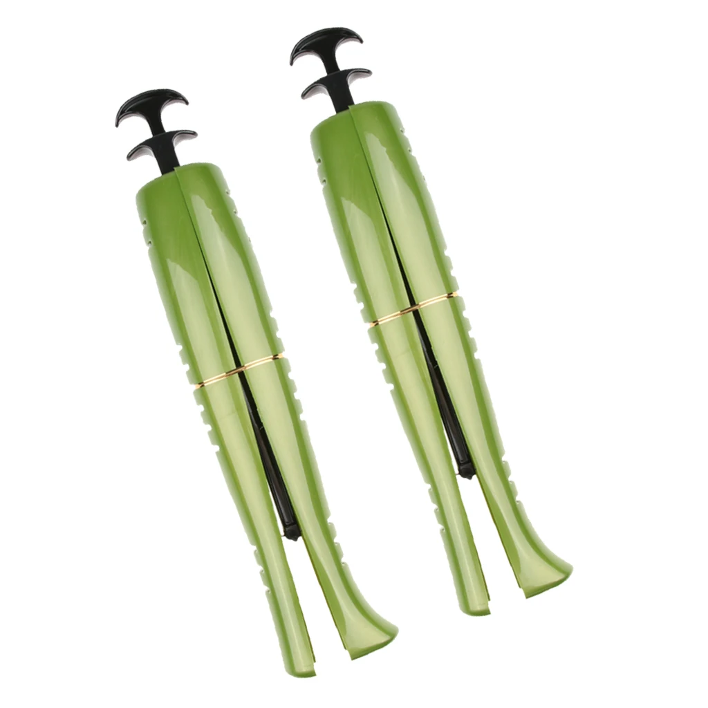 2pc Women Ladies Boot Shoe Stretcher Tree Shaper with Handle Automatic 2pc Women Ladies Boot Shoe Stretcher Tree Shaper with Handle Automatic