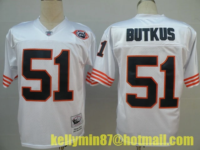 Синий Stitiched, Chicago, Jim McMahon, William Perry, Walter Payton, Dick Butkus, Gale Sayers, Mike Singletary, Throwback for men Jersey - Цвет: Синий