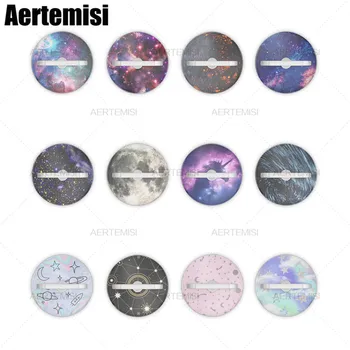 

Aertemisi 100 Pieces Finger Ring Phone Holder Stand and Grip for Smartphones and Tablets Star Chart Gaze Shower Stellar