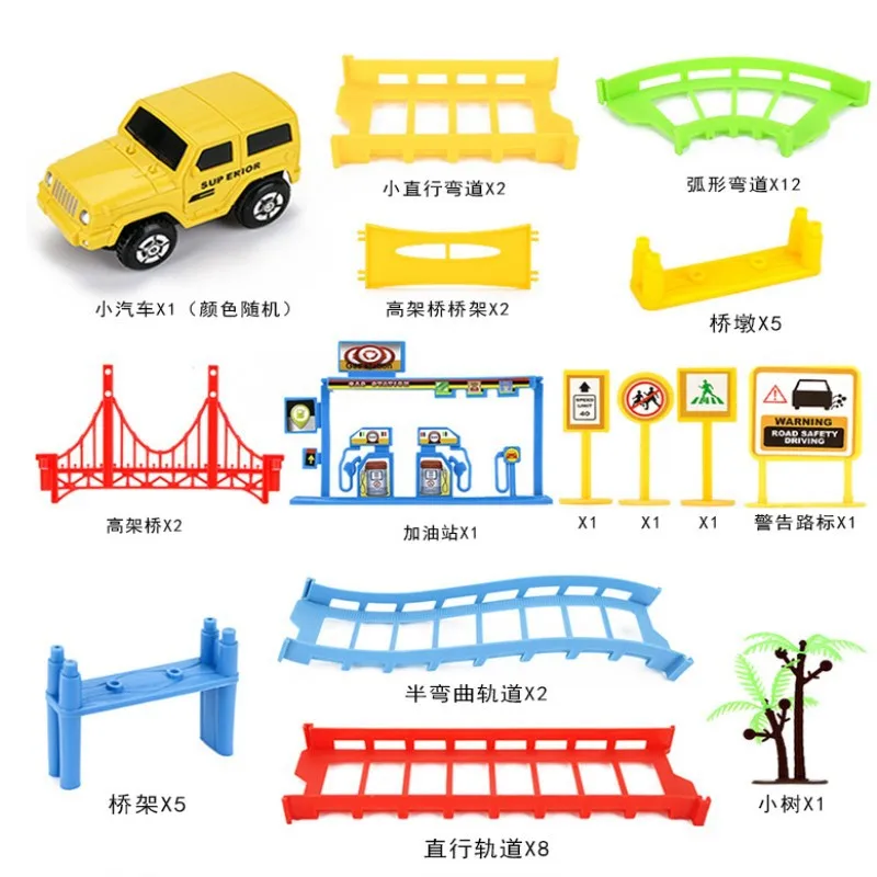 

Children DIY Toy Joint Camera Track for Making Camera Track Excluded Small Car Sliding Flexible Camera Track Baby Educational fo