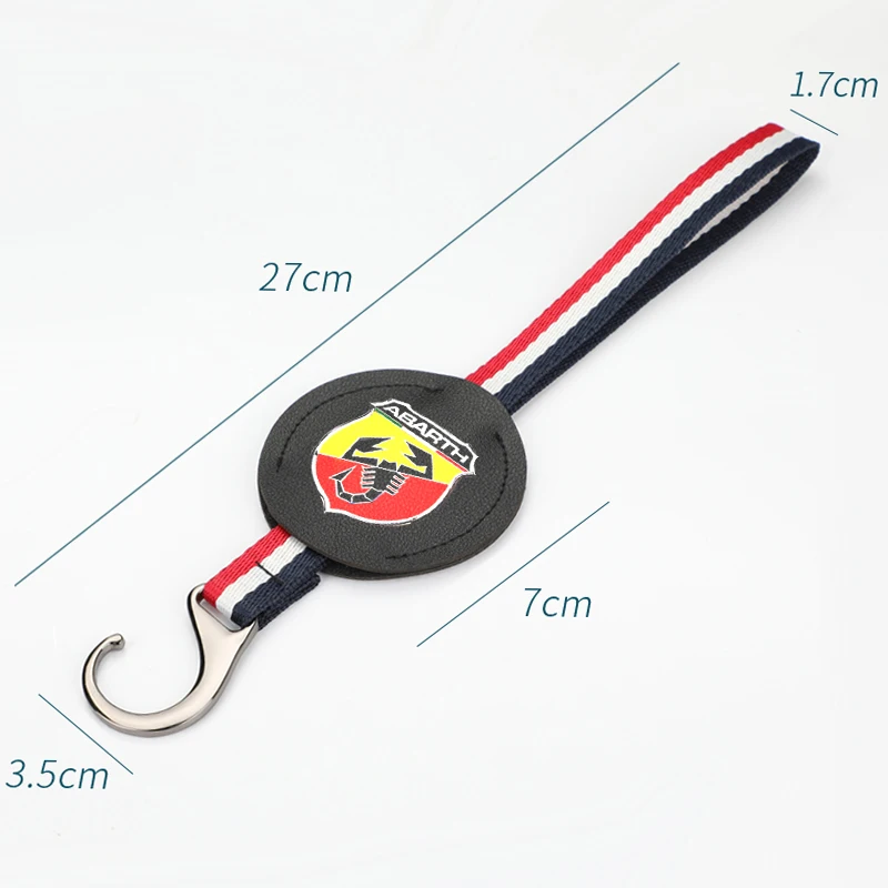 1pcs Car Rear Back Seat Hooks for fiat punto abarth 500 stilo ducato palio bravo doblo Car Accessories Storage Hanger Car Hooks