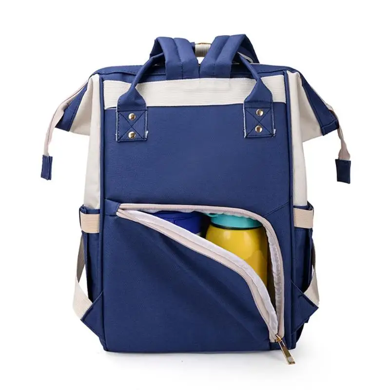 Large Capacity Mummy Maternity Nappy Bag Outdoor Mom's Backpack Nursing Bag Mummy Travel Backpack Zippers Baby Care Bag