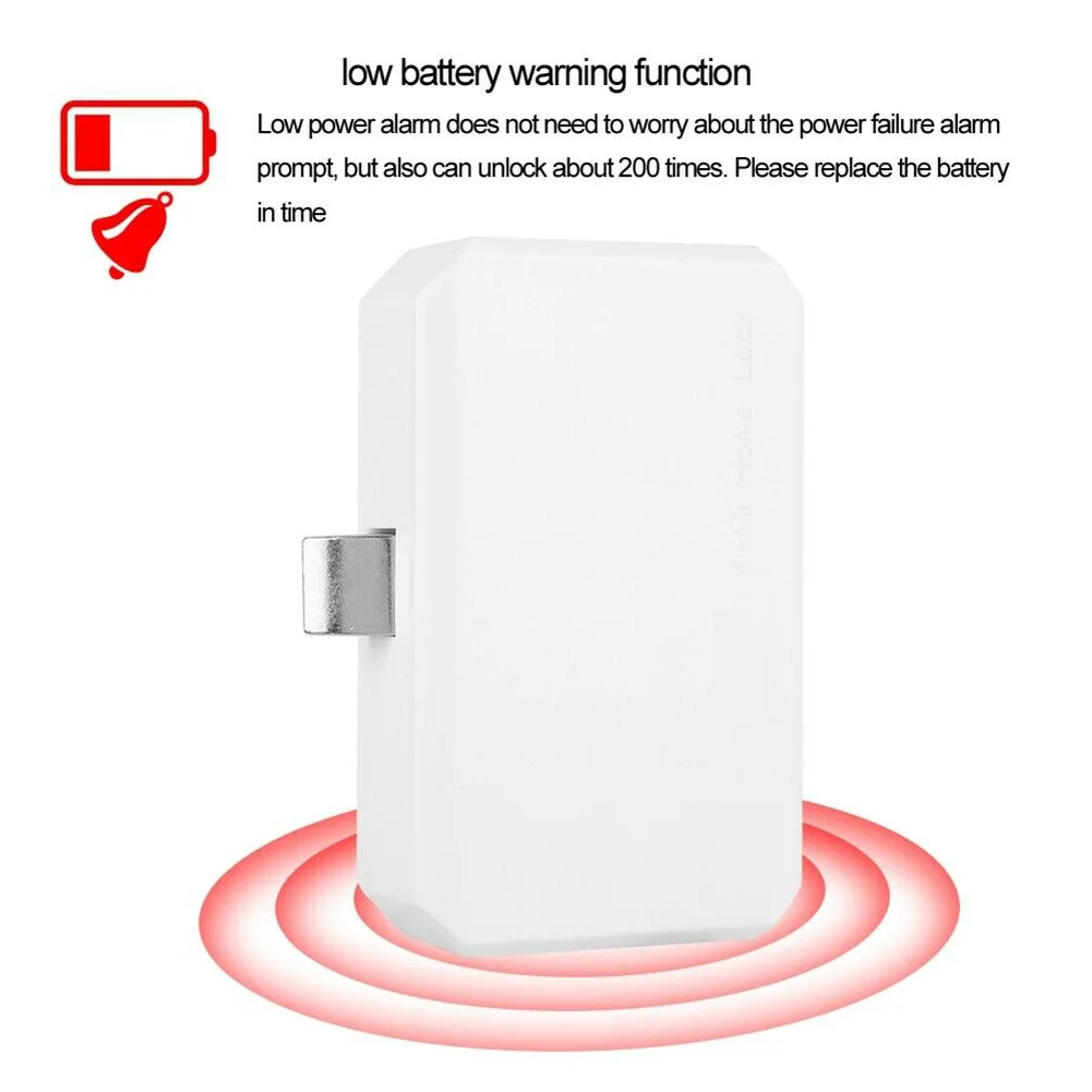 

Home Drawer Lock Electronic Smart File Wardrobe Cabinet Sensor Practical Durable Letter Box Invisible Office Safety