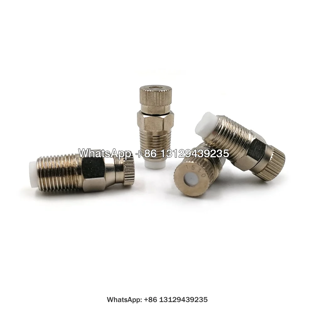 High-pressure 50 Micron Mist Nozzle Terrace Cooling Fog Nozzle 1/8&rdquo; High Pressure Misting Nozzle Anti-drip Atomization Nozzle
