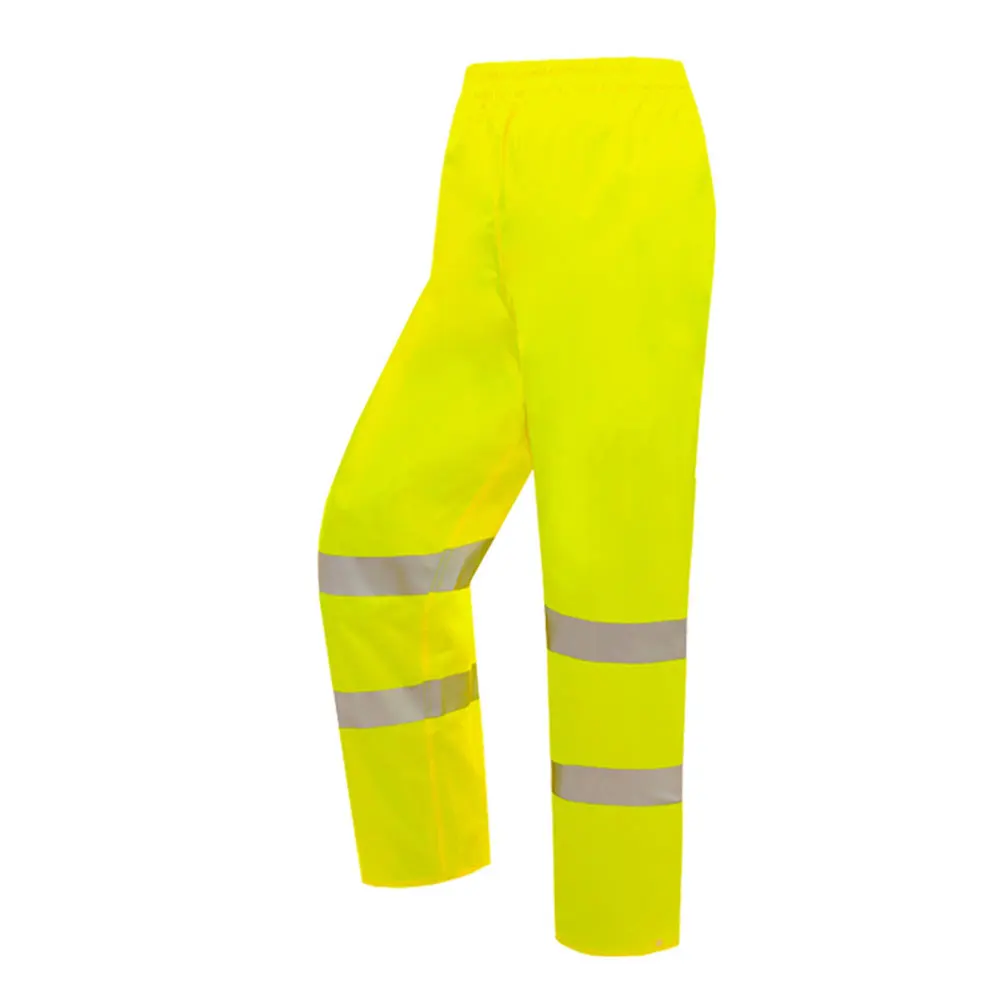 

Women Men Oxford Cloth Thicken Reflective Strap Camping Hiking Outdoor Rain Over Elastic Waist Cycling Waterproof Trousers