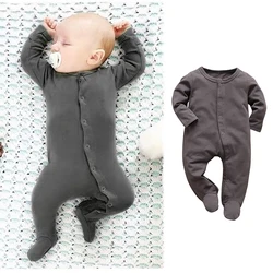 Newborn Infant Jumpsuit Long Sleeve Bodysuits for Kids Outfits Clothes