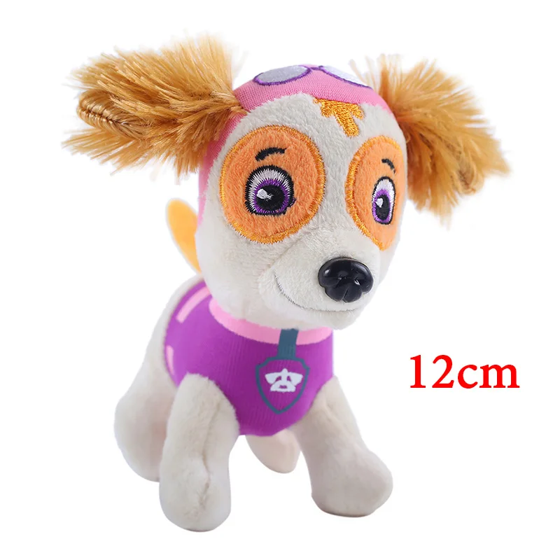 20 см Peluche Pat Patrouille Paw patroil плюшевые игрушки аниме плюшевые Abby Hatcher Skye Blippi плюшевые животные Детский Рождественский подарок - Цвет: 12cm 12