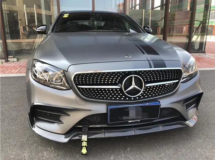 Для Mercedes Benz W213 рассеиватель переднего бампера защитные бамперы для E Class E200 E260