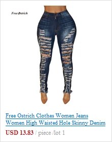 Страусиная одежда, женские джинсы, женские, плюс размер, рваные, стрейчевые, тонкие, джинсовые, обтягивающие, брюки, высокая талия, брюки, новые, с дырками