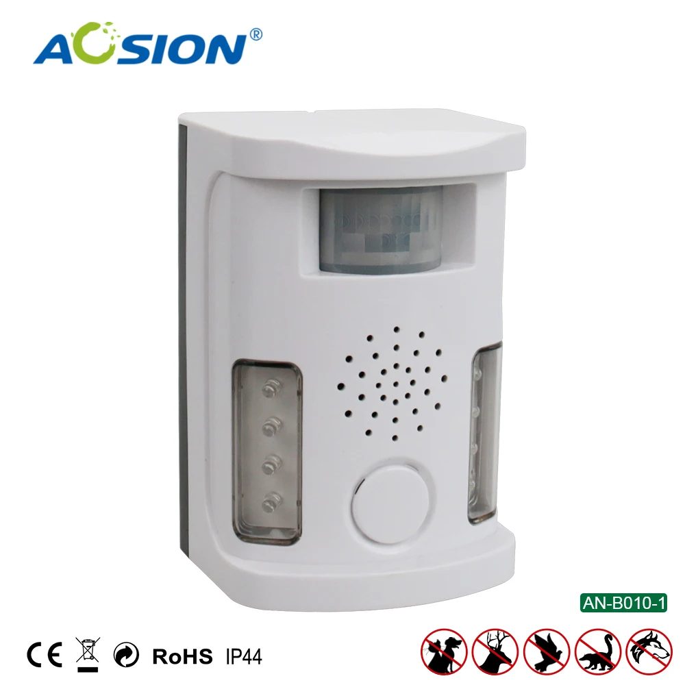 2352 30 De Réductionlivraison Gratuite Aosion Jardin Multifonctionnel Ultrasons Chien Chat Répulsif Répulsif Animaux Dissuasion Avec Adaptateur An