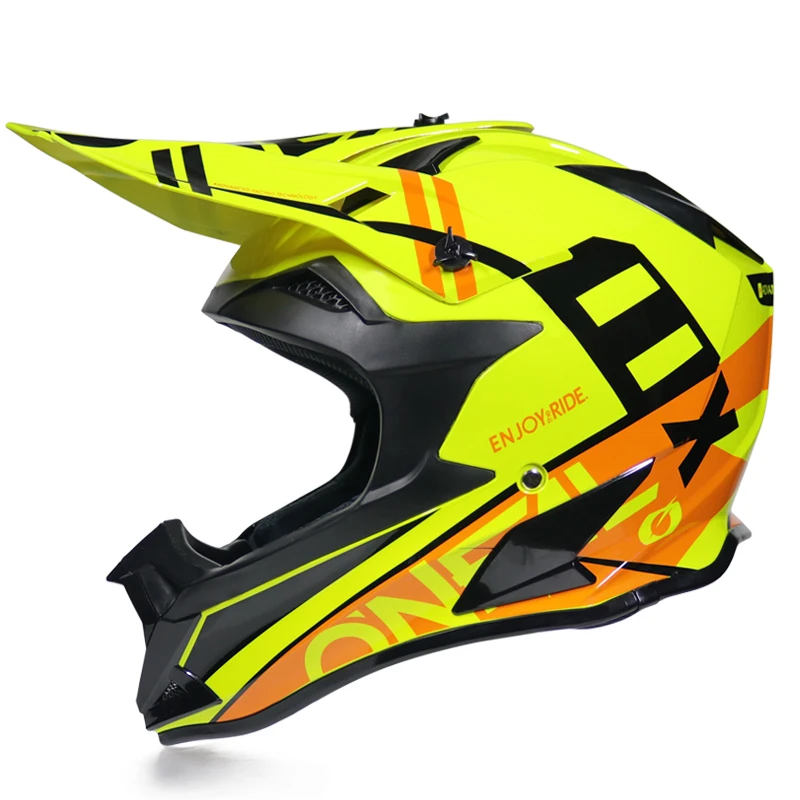 Шаблон мотоциклетный шлем гоночный ATV мотокросс шлем для взрослых Безопасность внедорожный шлем Экстремальные спортивные товары DOT утвержден - Цвет: 4a