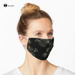 Floral Pattern Face Mask Mask Face Mask Filter Pocket Cloth Reusable Washable