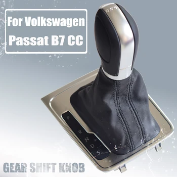 

For Volkswagen VW Passat B7 CC Automatic DSG Car Gear Shift Shifter Knob Lever Hand Ball Gaiter Boot Leather Cover Case Collar
