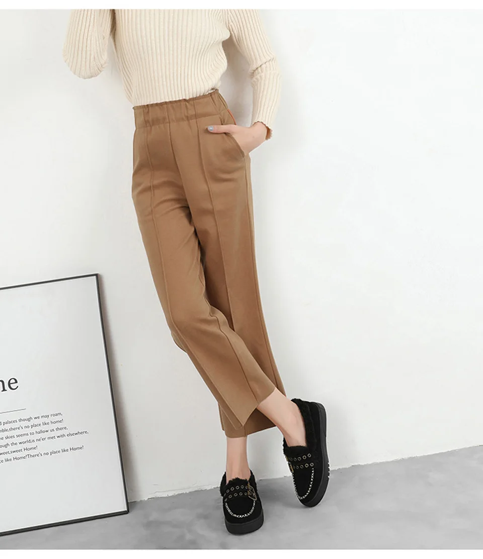 Malemonkey/Size35-40; зимняя теплая и утолщенная модная женская обувь на плоской подошве; слипоны