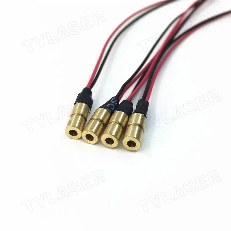 D4X13.7mm  650nm 1mW 5mW Red Dot Laser Module Industrial Grade APC Driver Class I