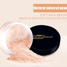 Высокое качество шелковая пудра для макияжа из водонепроницаемого материала и ваши ноги не будут потеть и будут дышать натуральный минеральный порошок непрерывного масла, контроль жирности, конселер рассыпчатая пудра