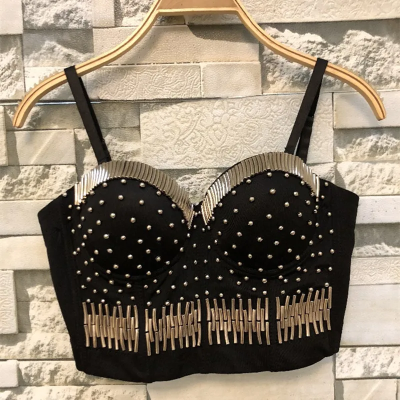 Женский корсет в стиле стимпанк, бюстгальтер, топы, Party Bralette, пуш-ап, бюстгальтеры для женщин, для талии, для тренировок, для похудения, с бисером, нижнее белье, короткий топ