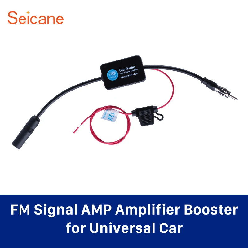 Seicane Универсальная автомобильная радио антенна лучшие 88-108 МГц анти-помехи магнитные циклы для FM Усилитель сигнала Усилитель