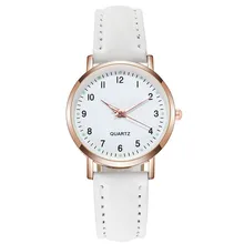 

New Women Fashion Luxury Luminous Matte Leather Strap Analog Quartz Wrist Watch