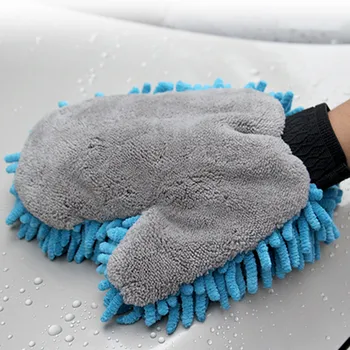 

Car Wash Glove Coral Soft Anti-scratch Car Wash Cleaning Multifunction Thick Clean Glove Car Wax Detailing полироль для авто