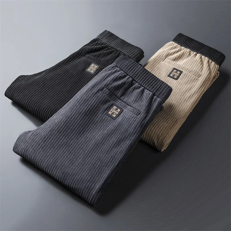 Spring Autumn Pants Sweatpants Cargo Baggy Pants Men Clothing Casual Korean Fashion Stretch Joggers Popular Trousers For Casual Pants