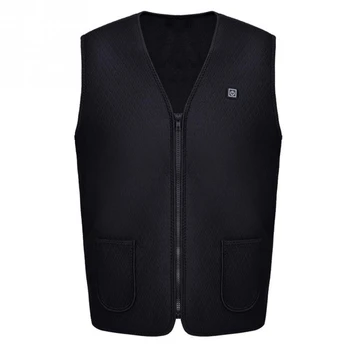 

Heating Vest Washable USB Charging Heating Warm Vest Control Temperature Outdoor Camping Hiking Golf 5 size (Without Battery)