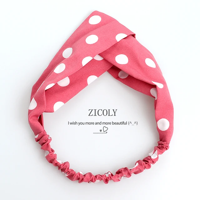 New Women Fashion Hair bands Cross Knot Elastic Hair Band Korean face wash hair band girl small fresh HairBands Hair Accessories style-28