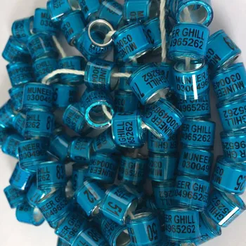 

2020 homing pigeon ring birds leg ring bird leg bands 8mm with loft name for traveling pigeon