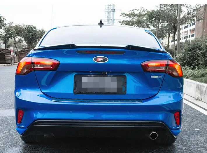 Спойлер для Focus 2019 2020 FORD TF высококачественный спойлер из АБС материала