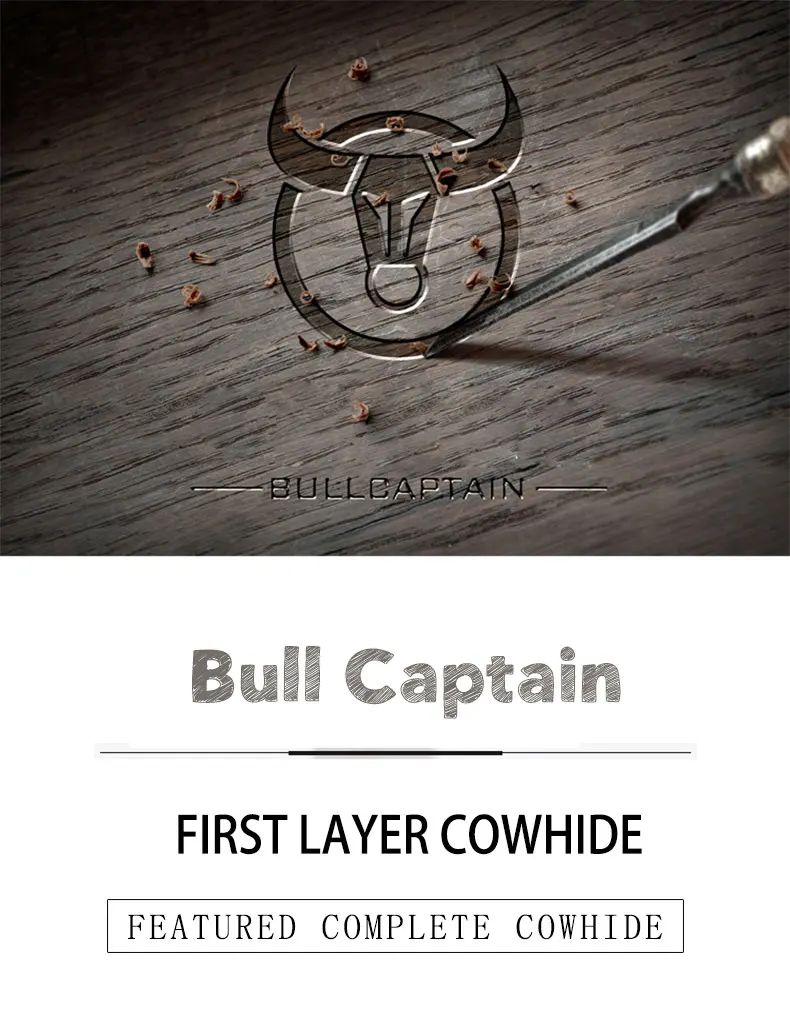 BULLCAPTAIN, мужская кожаная сумка, деловые сумки для компьютера, ноутбука, модные мужские деловые портфели из воловьей кожи, сумки через плечо