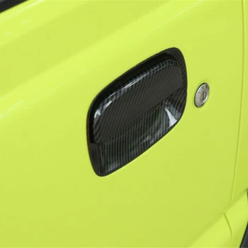 

Carbon Fiber Door Handle ABS Tailgate Handle Parts Accessories Exterior For Suzuki Jimny 2019 2020