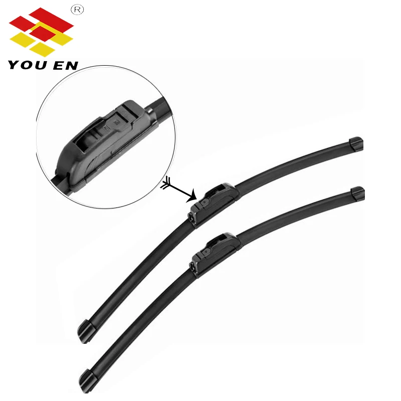 Стеклоочистители YOUEN для Peugeot 206 2001 2002 2003 2004 2005 2006 автомобильные мягкие резиновые