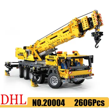 

Technic series 20004 Motor Power Mobile Crane Mk II Car Model 2606Pcs Building Blocks Toys Compatible 42009 Bricks Gift