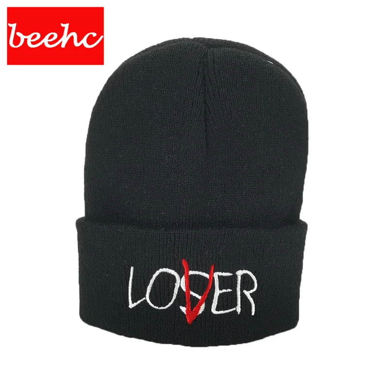 Bonnet loser lover вязаная зимняя женская мужская шапка бини для мужчин Skullies Beanies женские модные теплые шапки унисекс
