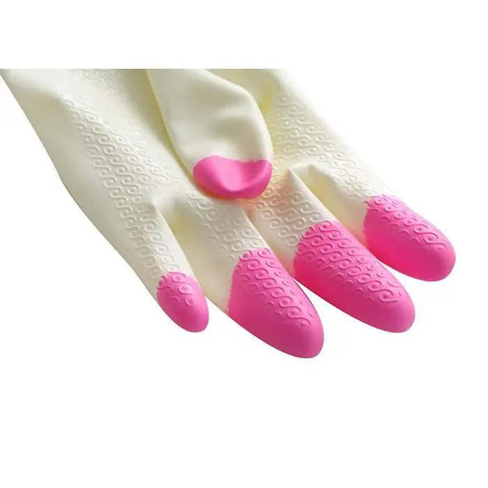 Новые водонепроницаемые латексные перчатки для мытья посуды на кухне синего/зеленого/розового цвета