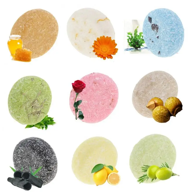 55g Portable Natural Bath Bar Soap, Shampoo Bar Soap Hair Growth Soap