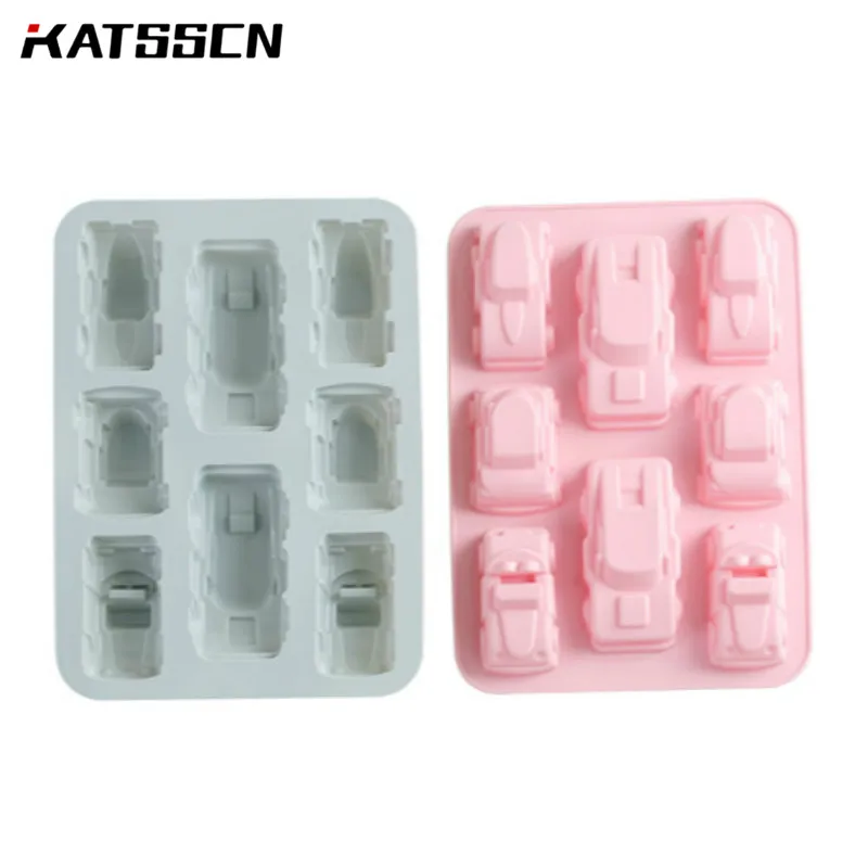 

6 Cars Pattern Chocolate Mold Silicone Cake Molds for Baking Tool Candy Home Maker Cake Decoration Tools Kids food DIY 346