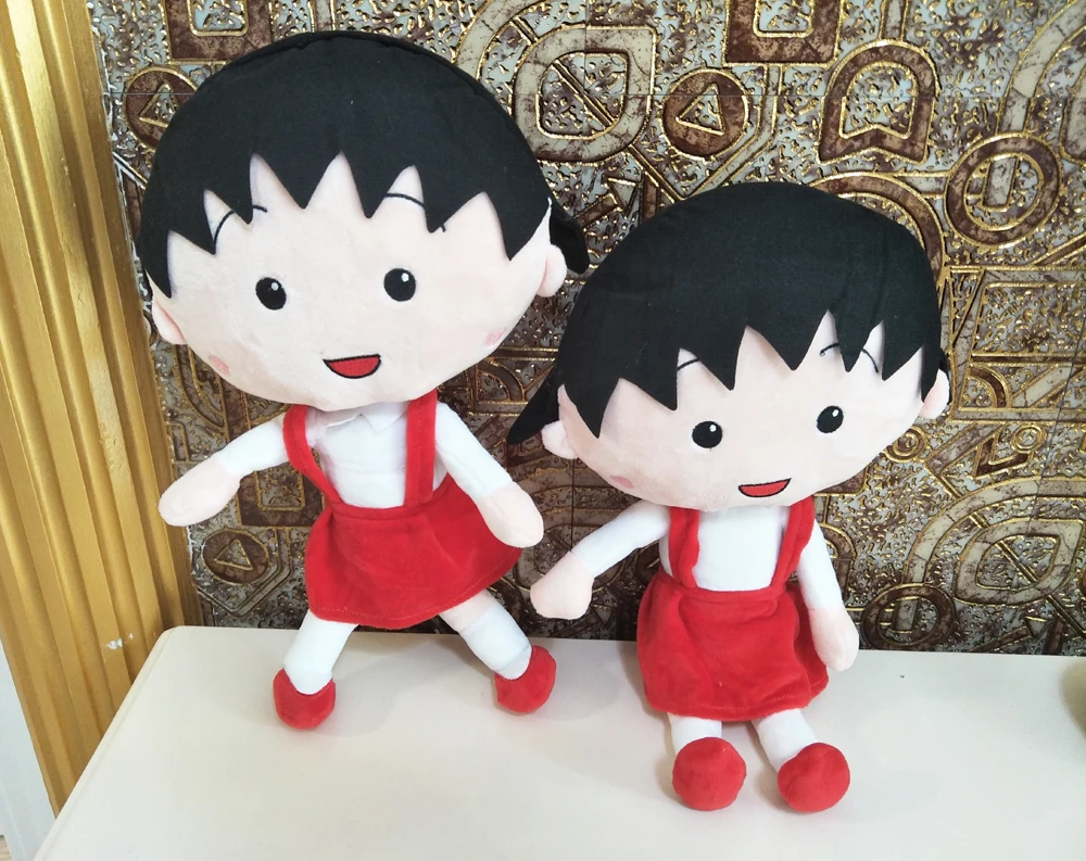 BOLAFINIA кукла для девочек детские плюшевые игрушки Chibi Maruko детская игрушка Chibi Maruko красное платье