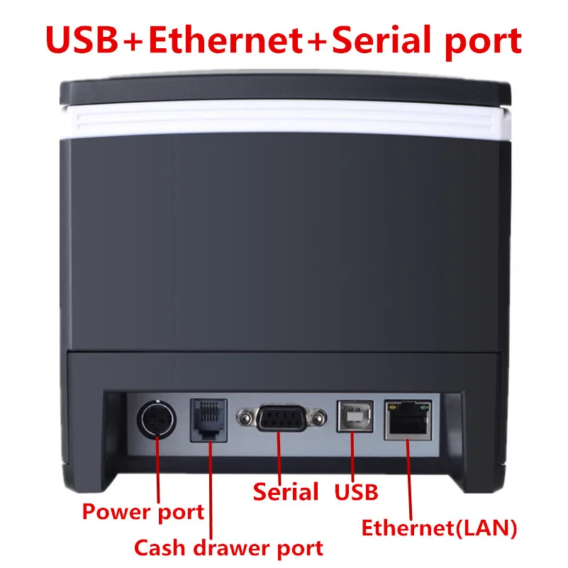 velocidade de impressão, baixo ruído, usb + ethernet + porta serial