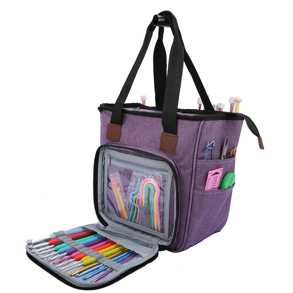purple 26x14x23cm Швейные Сумки для хранения стеганая Машина Пылезащитный Чехол Карманы большинство стандартных певиц машинки Brother бытовая швейная сумка для хранения инструментов - Цвет: purple 26x14x23cm