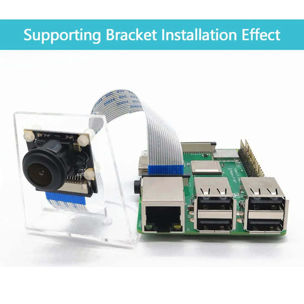 5 мегапикселей RaspberryPi модуль камеры 1080p OV5647 сенсор с 6 дюймов 15 Pin 1080p 720p Мини камера 5MP веб-камера видеокамера
